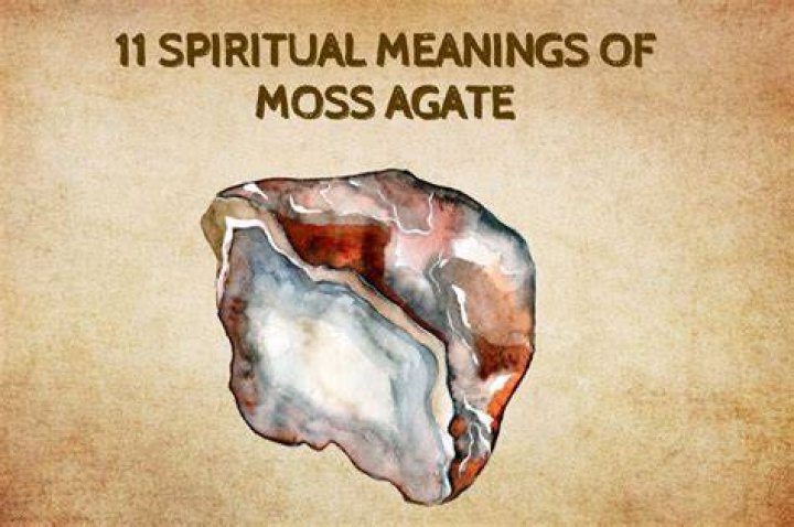 11 Spiritual Meanings of Moss Agate pin