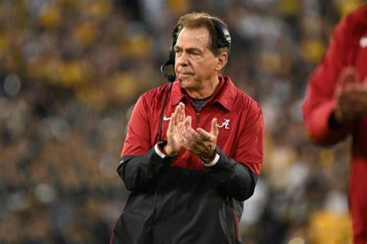 Alabama football coach Nick Saban will take the field after testing