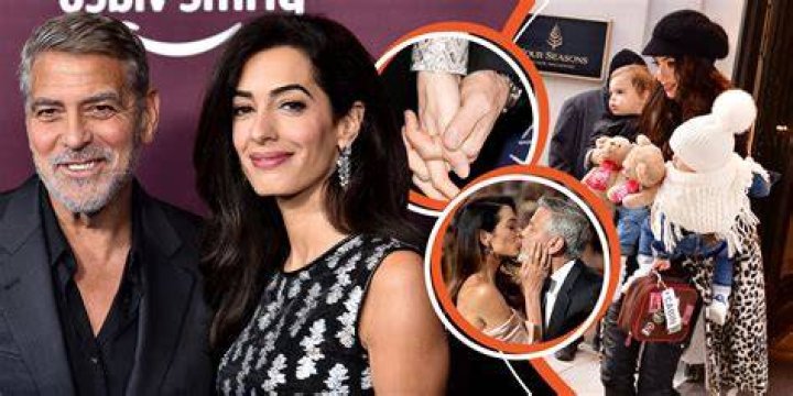 & Amal Clooney share photos of 4yearold twins Alexander & Ella