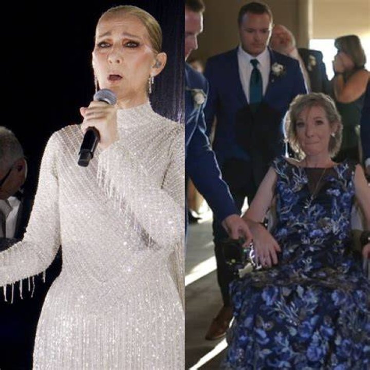 Celine Dion At Sons Wedding