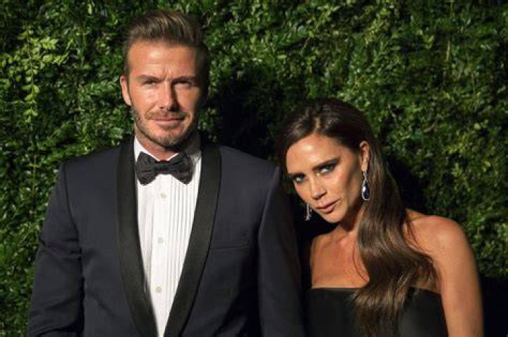 David Beckham with his wife Victoria Beckham and kids Brooklyn Beckham, Romeo James Beckham, Cruz David Beckham, and Harper Seven Beckham