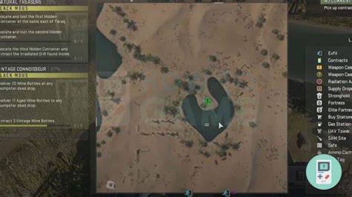 dmz natural treasure container 1 location