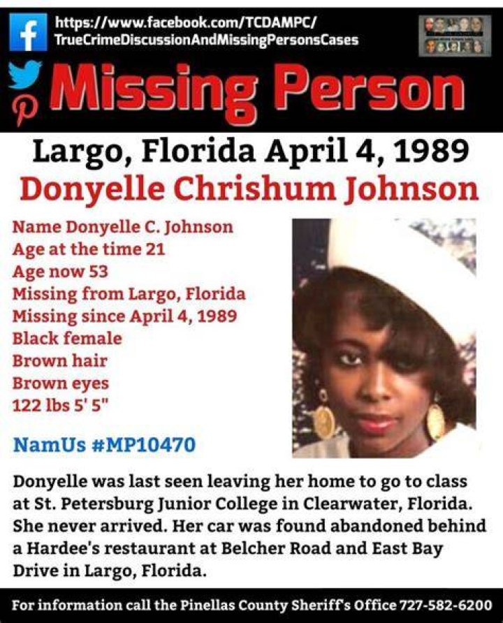 Donyelle Johnson is still missing after 34 years as Cleveland Hill