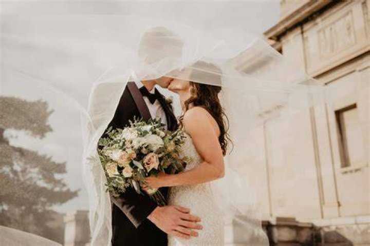Download this stock image Wedding of James Drury (right) and his third