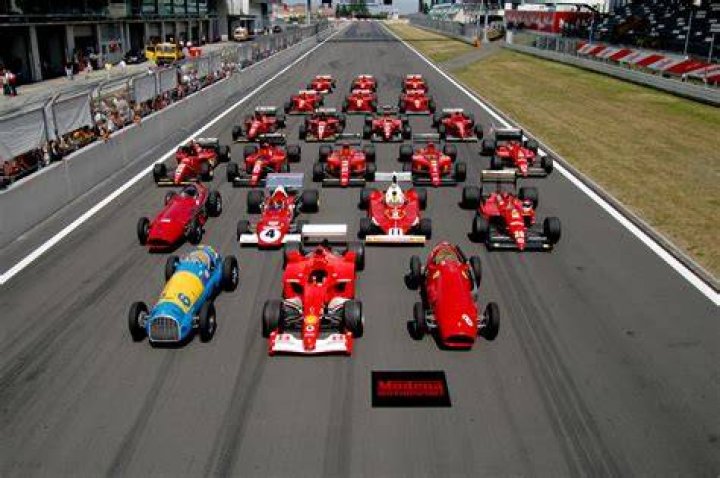 FileFerrari Formula 1 lineup at the N&uuml;rburgring.jpg Wikimedia Commons