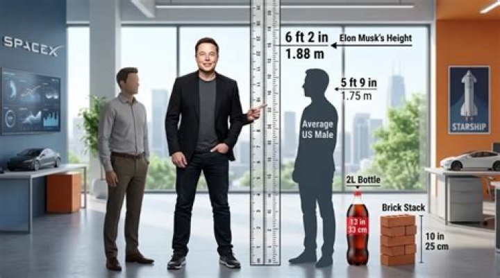 How Tall is Elon Musk The Billionaire Heights FameMetrics