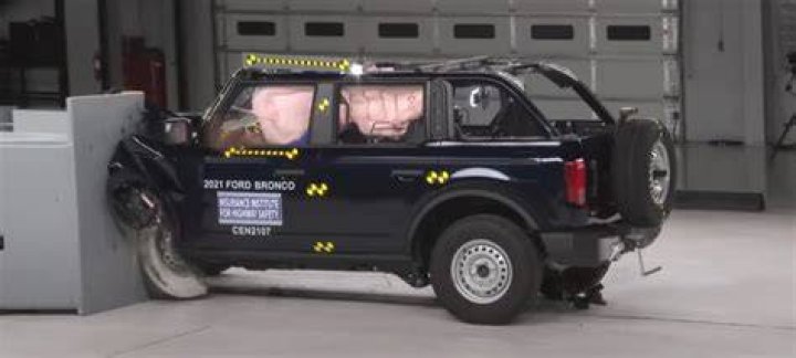 IIHS Publishes 2021 Ford Bronco Crash Test Results Here's How It