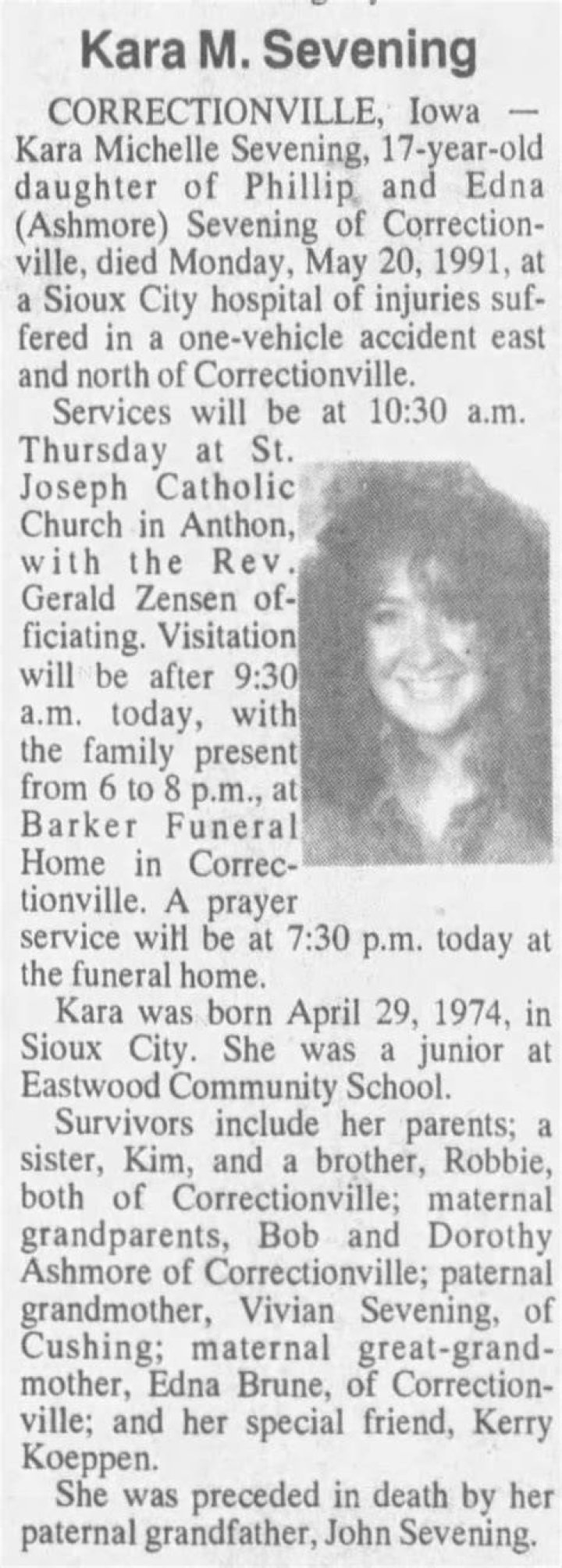 Iowa Kara BehlkeUngerman Obituary And Cause Of Death