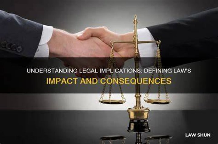 Legal Implications and Consequences for Those Involved in the Video Legal Implications and Consequences for Those Involved in the Video