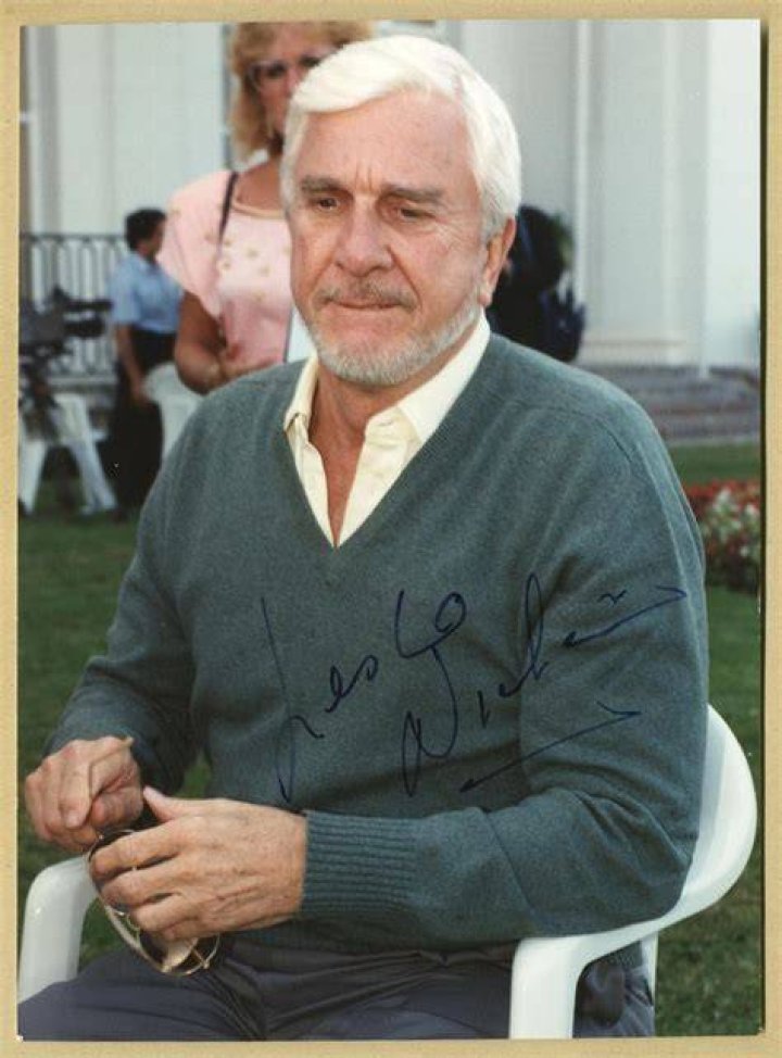 Leslie Nielsen (19262010) Rare authentic signed photo Deauville