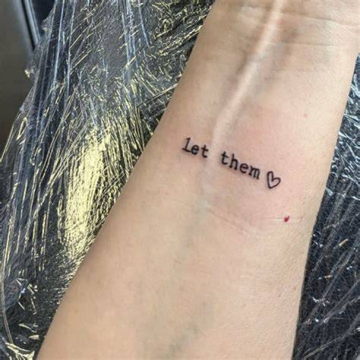 let them tattoo in 2022 Cursive tattoos, Tattoos, Tattoo quotes