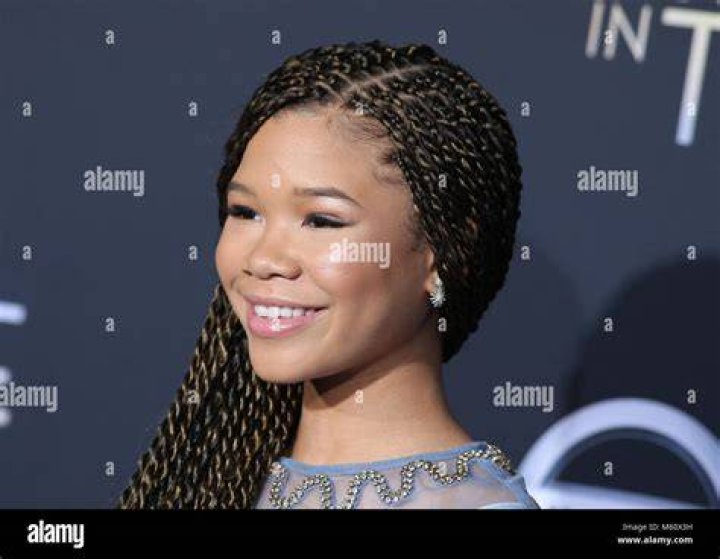 LOS ANGELES, CA FEBRUARY 26 Storm Reid, Mother, at A Wrinkle In Time