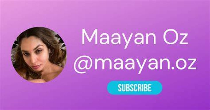 Maayan Oz (maayanoz) Leaked OnlyFans HQ Leaks