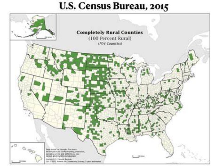 The Rural Blog Map highlights most conservative and liberal towns in