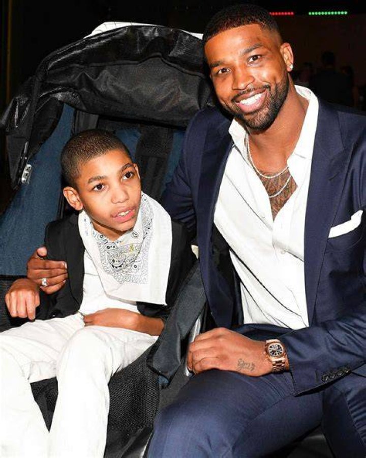 Tristan Thompson's son wears matching pajamas with Maralee Nichols