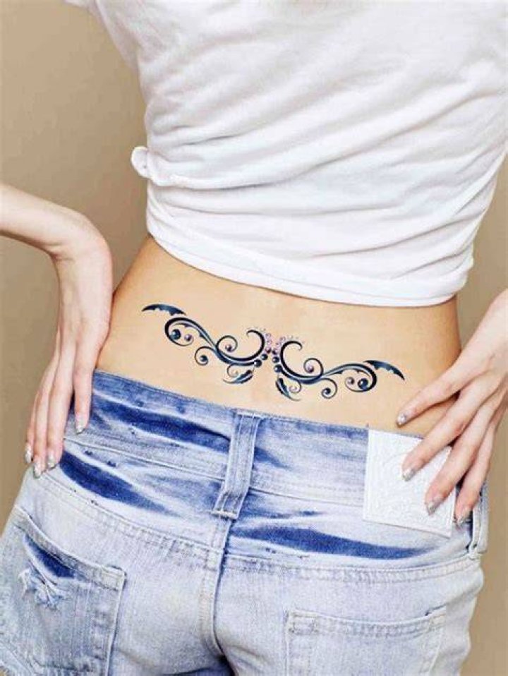 Waist Tattoos (Only For Girls) Back tattoo women, Lower back tattoo