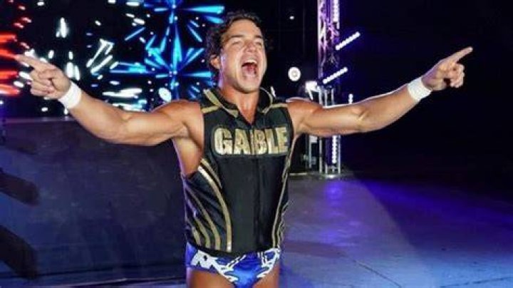 WWE Superstar Chad Gable (Charles 'Chas' Betts) with his wife Kristi