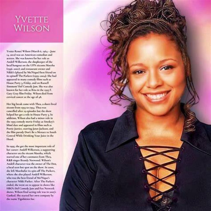 Yvette Wilson from "Moesha" and "The Parkers" Dies at 48 After Battling